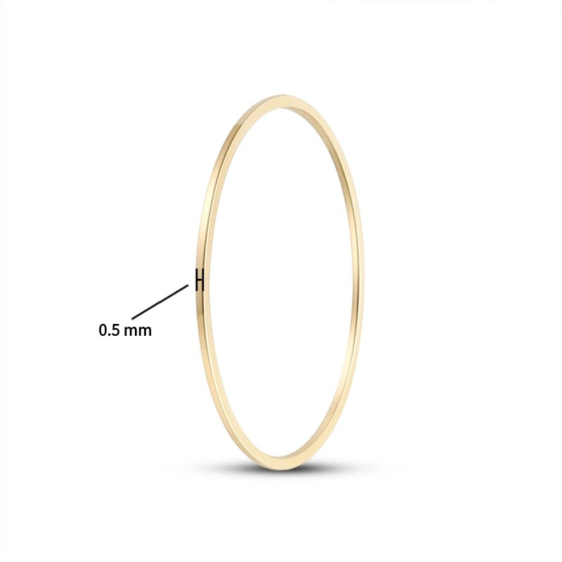 [Woo Jewelry] Ultra Thin Band Ring