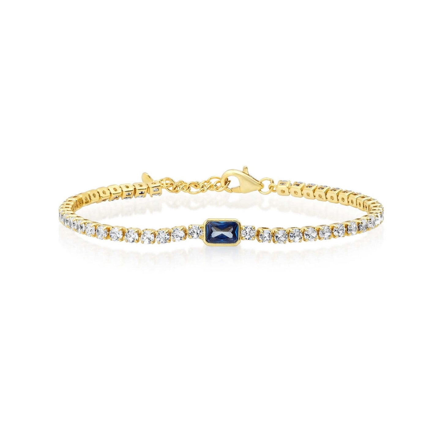 Golden Azure Charm Stainless Steel Bracelet