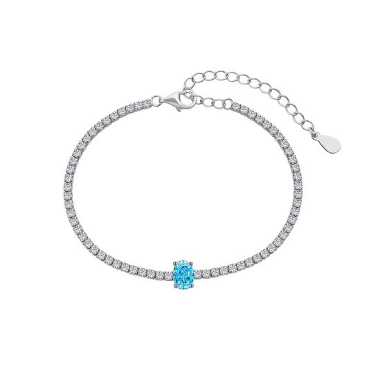 Radiant Sky Tennis Bracelet